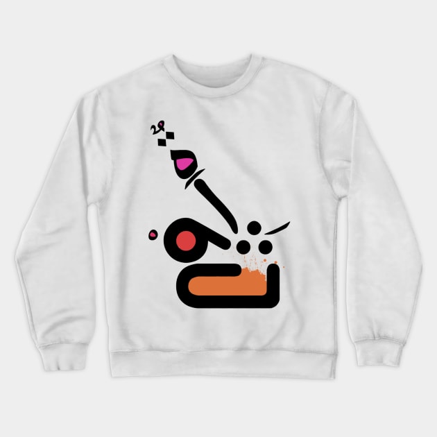 Revolution - Arabic Font Crewneck Sweatshirt by spunkbadran